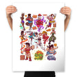 Sweet Fighters - Prints Posters RIPT Apparel 18x24 / White