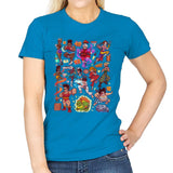 Sweet Fighters - Womens T-Shirts RIPT Apparel Small / Sapphire