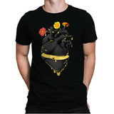 Sweet Heart Save the Bees - Mens Premium T-Shirts RIPT Apparel Small / Black