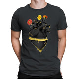 Sweet Heart Save the Bees - Mens Premium T-Shirts RIPT Apparel Small / Heavy Metal