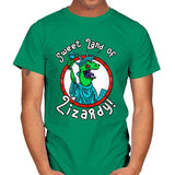 Sweet land of Lizardy - Mens T-Shirts RIPT Apparel Small / Kelly