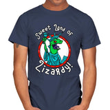 Sweet land of Lizardy - Mens T-Shirts RIPT Apparel Small / Navy