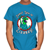 Sweet land of Lizardy - Mens T-Shirts RIPT Apparel Small / Sapphire