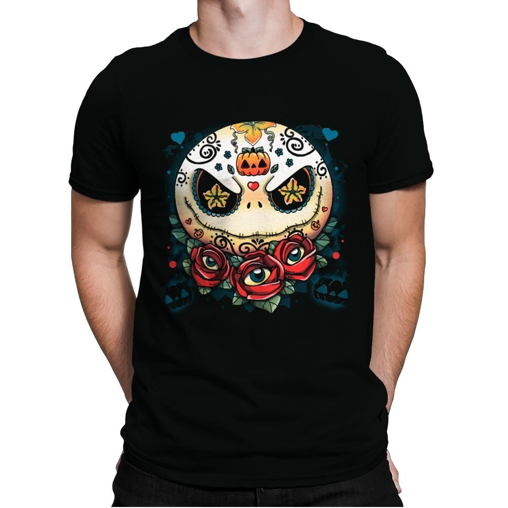 Sweet Skeleton - Mens Premium T-Shirts RIPT Apparel Small / Black
