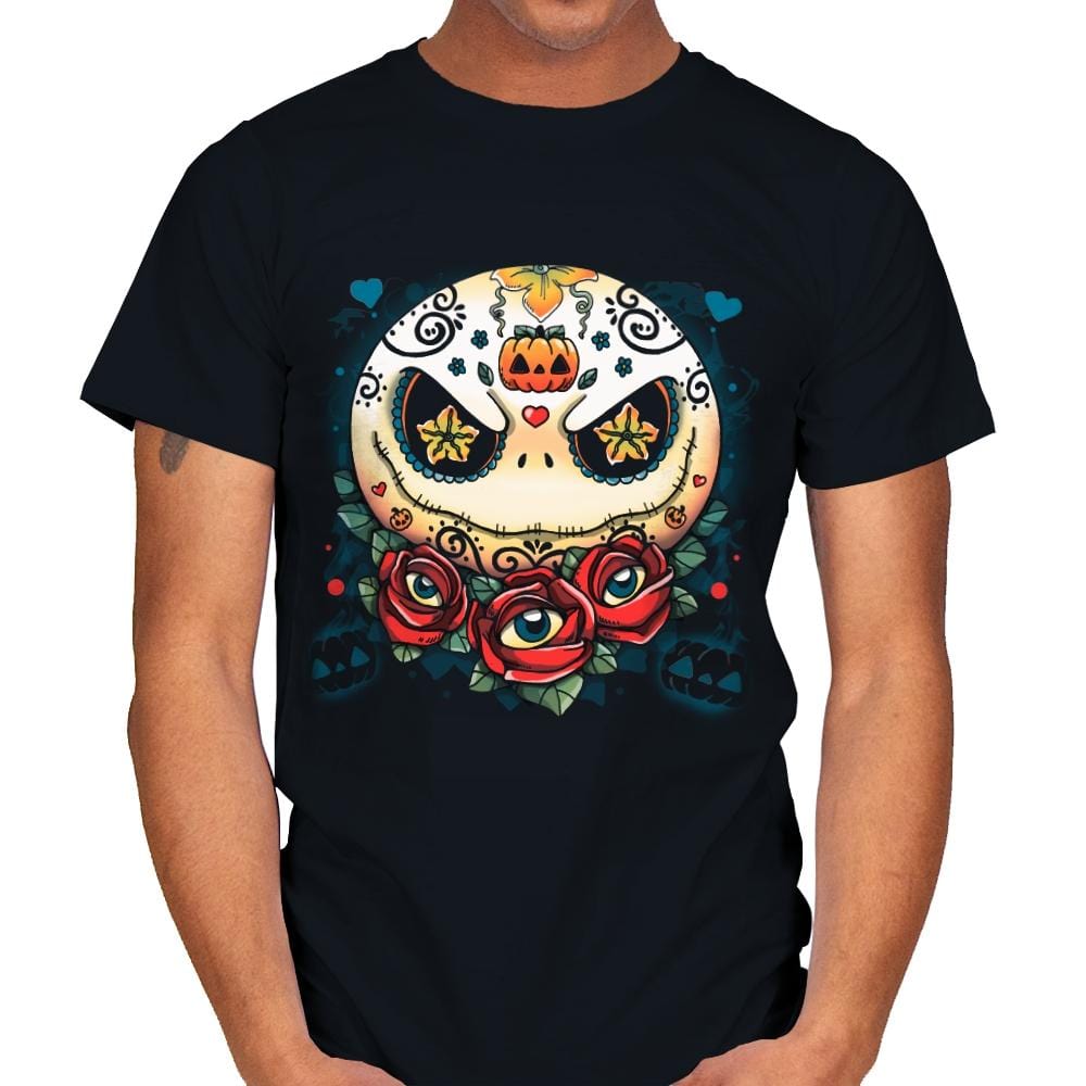 Sweet Skeleton - Mens T-Shirts RIPT Apparel Small / Black