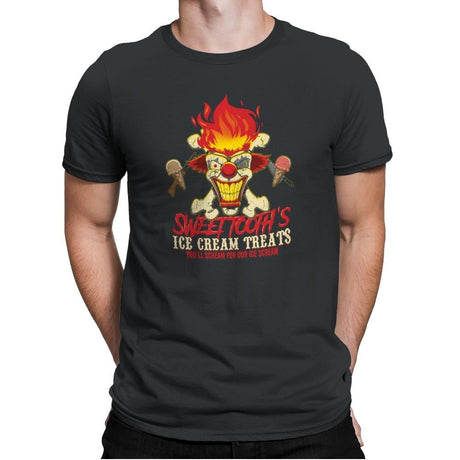 Sweet Tooth's Ice Cream Treats Exclusive - Mens Premium T-Shirts RIPT Apparel Small / Heavy Metal