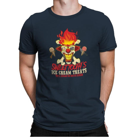 Sweet Tooth's Ice Cream Treats Exclusive - Mens Premium T-Shirts RIPT Apparel Small / Indigo