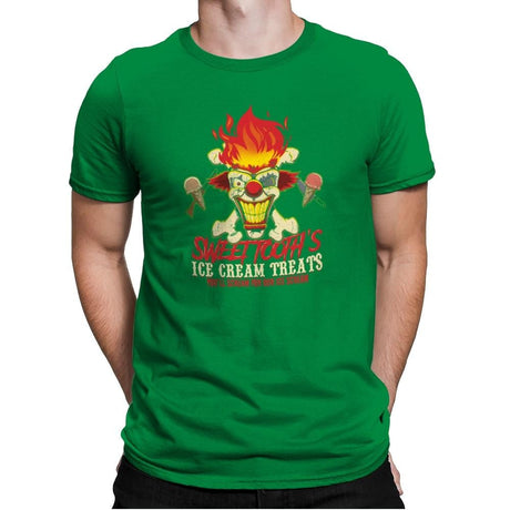 Sweet Tooth's Ice Cream Treats Exclusive - Mens Premium T-Shirts RIPT Apparel Small / Kelly Green