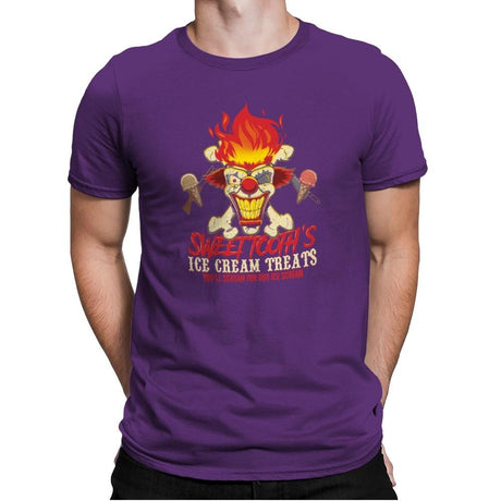 Sweet Tooth's Ice Cream Treats Exclusive - Mens Premium T-Shirts RIPT Apparel Small / Purple Rush