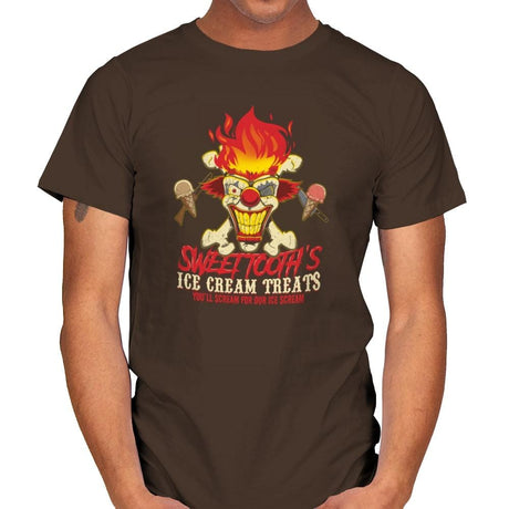 Sweet Tooth's Ice Cream Treats Exclusive - Mens T-Shirts RIPT Apparel Small / Dark Chocolate