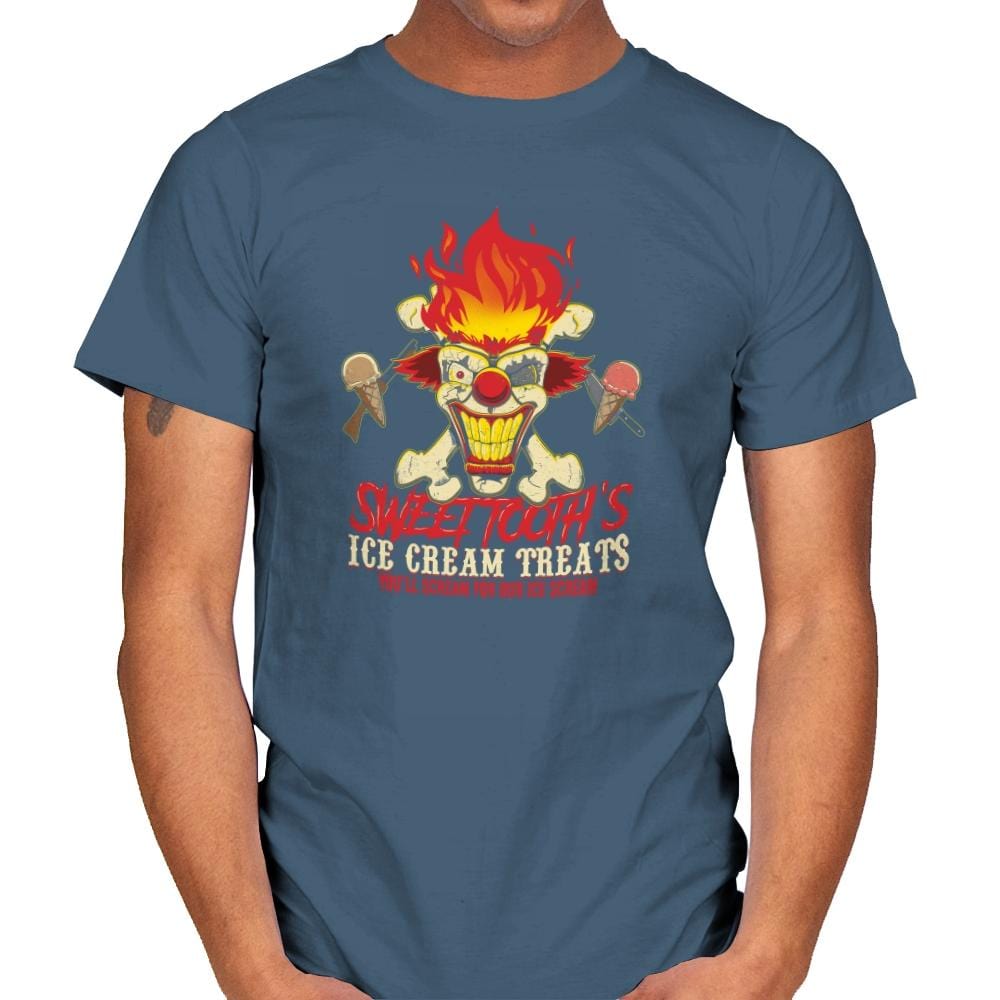 Sweet Tooth's Ice Cream Treats Exclusive - Mens T-Shirts RIPT Apparel Small / Indigo Blue