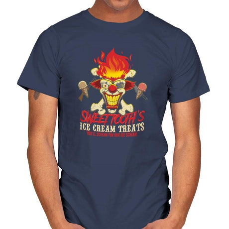 Sweet Tooth's Ice Cream Treats Exclusive - Mens T-Shirts RIPT Apparel Small / Navy