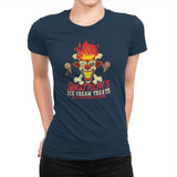Sweet Tooth's Ice Cream Treats Exclusive - Womens Premium T-Shirts RIPT Apparel Small / Midnight Navy