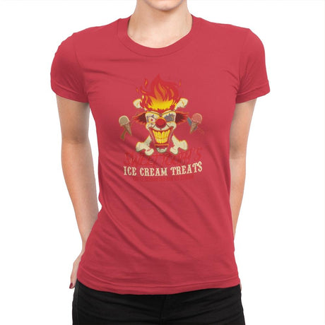 Sweet Tooth's Ice Cream Treats Exclusive - Womens Premium T-Shirts RIPT Apparel Small / Red