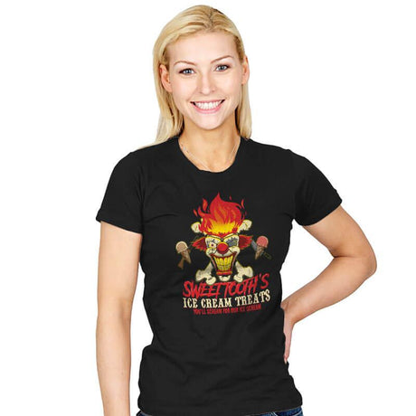 Sweet Tooth's Ice Cream Treats - Womens T-Shirts RIPT Apparel
