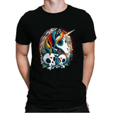 Sweet Unicorn Cammeo - Mens Premium T-Shirts RIPT Apparel Small / Black