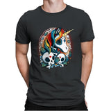 Sweet Unicorn Cammeo - Mens Premium T-Shirts RIPT Apparel Small / Heavy Metal