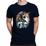 Sweet Unicorn Cammeo - Mens Premium T-Shirts RIPT Apparel Small / Midnight Navy