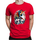 Sweet Unicorn Cammeo - Mens Premium T-Shirts RIPT Apparel Small / Red