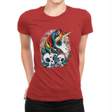 Sweet Unicorn Cammeo - Womens Premium T-Shirts RIPT Apparel Small / Red