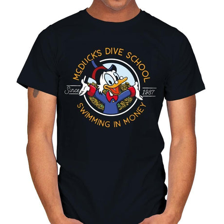 Swimming In Money - Mens T-Shirts RIPT Apparel Small / Black