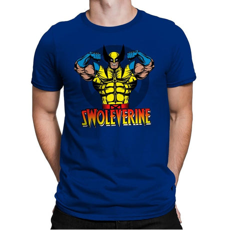 sWoleverine - Mens Premium T-Shirts RIPT Apparel Small / Royal