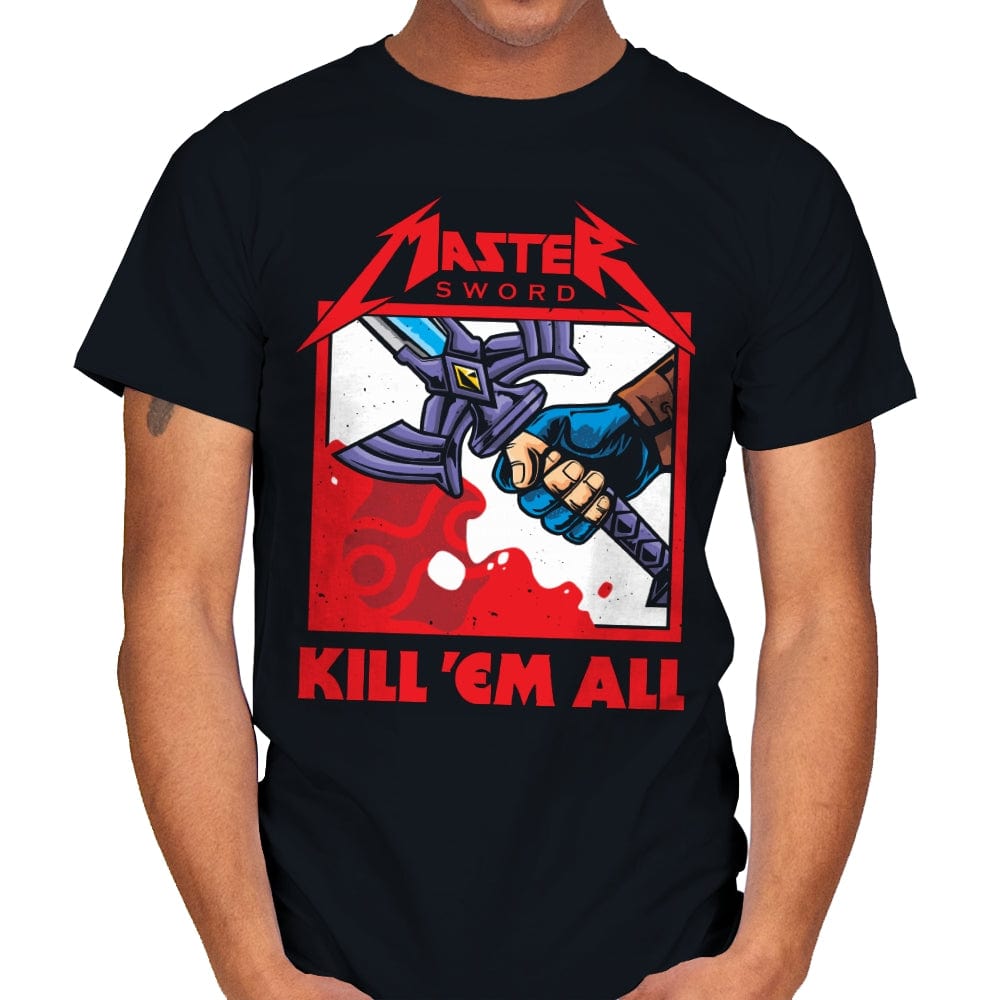 Sword Master - Mens T-Shirts RIPT Apparel Small / Black