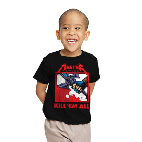 Sword Master - Youth T-Shirts RIPT Apparel X-small / Black