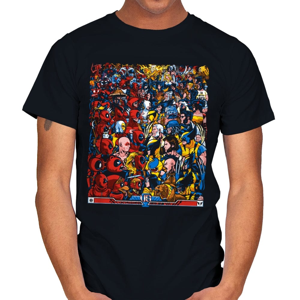 Swords Vs Claws - Mens T-Shirts RIPT Apparel Small / Black