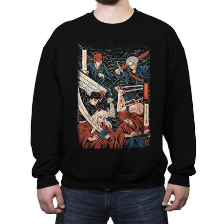 Swordsmen - Crew Neck Sweatshirt Crew Neck Sweatshirt RIPT Apparel