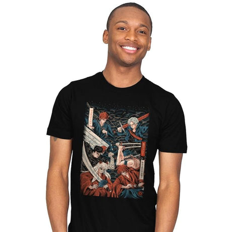 Swordsmen - Mens T-Shirts RIPT Apparel Small / Black