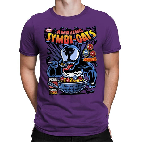 Symbi-Oats - Best Seller - Mens Premium T-Shirts RIPT Apparel Small / Purple Rush