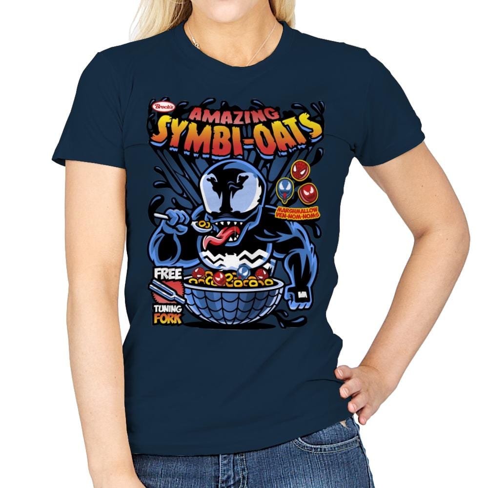 Symbi-Oats - Best Seller - Womens T-Shirts RIPT Apparel Small / Navy