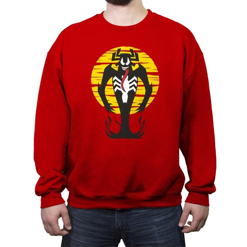 Symbiote Demon - Crew Neck Sweatshirt Crew Neck Sweatshirt RIPT Apparel