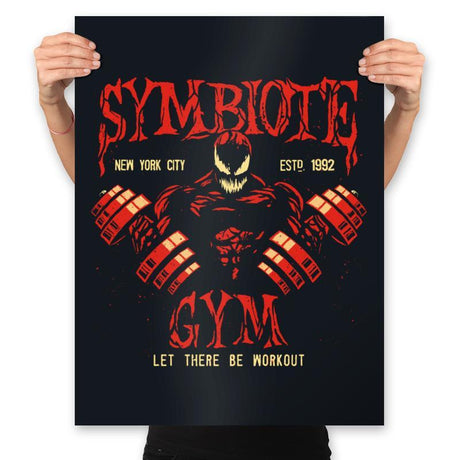 Symbiote Gym - Prints Posters RIPT Apparel 18x24 / Black