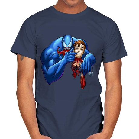 Symbiote Joke - Mens T-Shirts RIPT Apparel Small / Navy