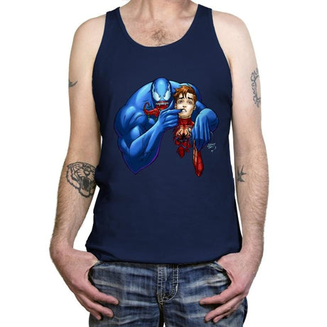 Symbiote Joke - Tanktop Tanktop RIPT Apparel X-Small / Navy