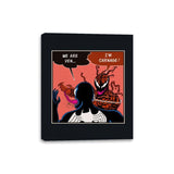 Symbiote Slap - Canvas Wraps Canvas Wraps RIPT Apparel 8x10 / Black