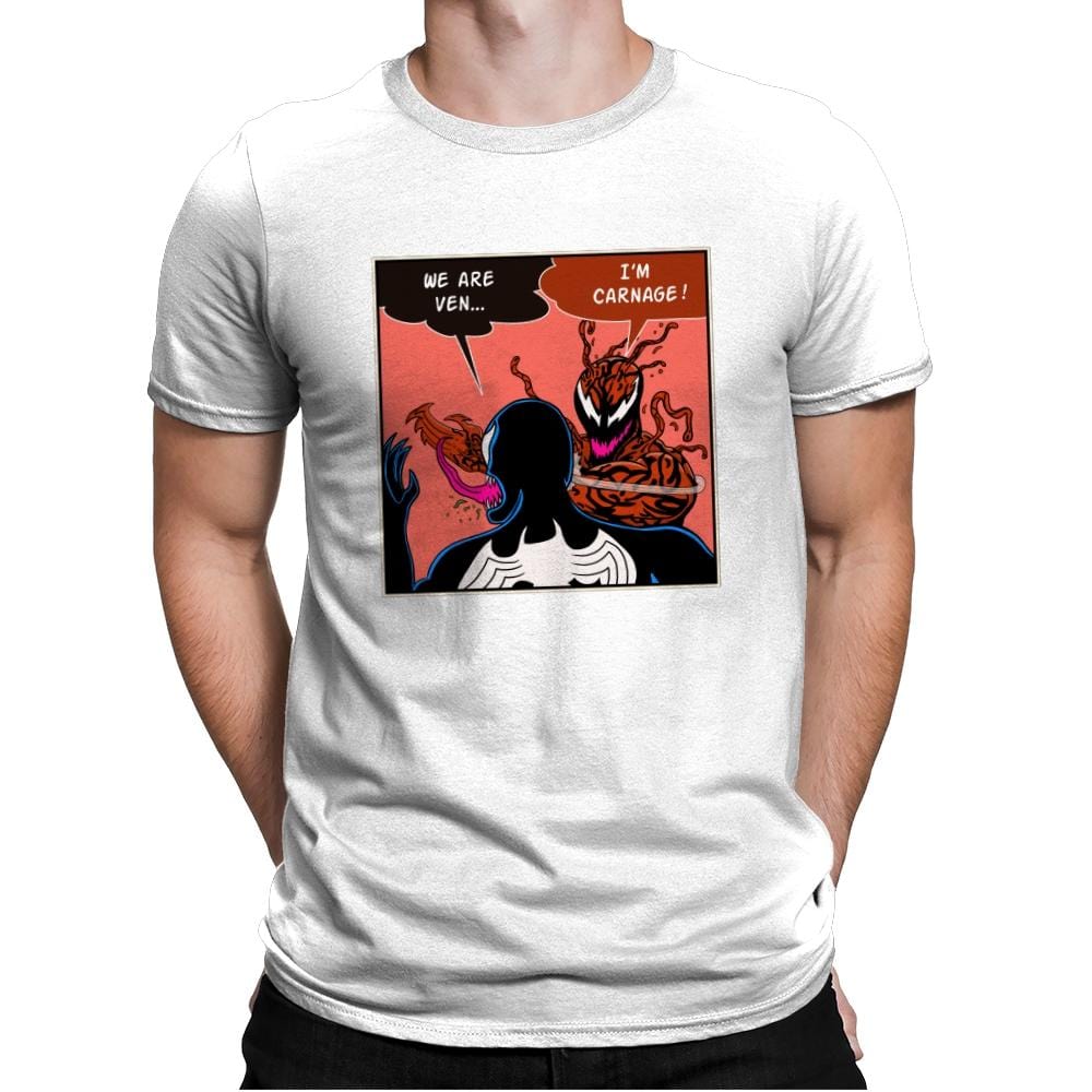 Symbiote Slap - Mens Premium T-Shirts RIPT Apparel Small / White