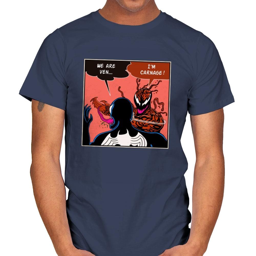 Symbiote Slap - Mens T-Shirts RIPT Apparel Small / Navy