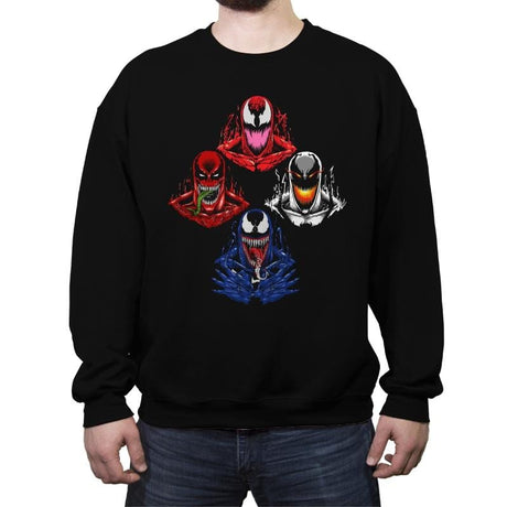 Symbiotes Rhapsody - Crew Neck Sweatshirt Crew Neck Sweatshirt RIPT Apparel Small / Black