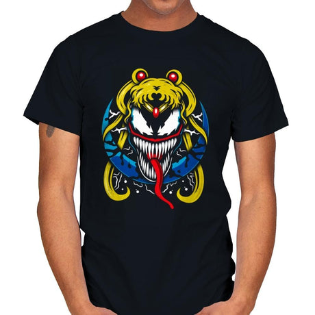 Symbiotic Moon - Mens T-Shirts RIPT Apparel Small / Black