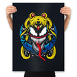 Symbiotic Moon - Prints Posters RIPT Apparel 18x24 / Black