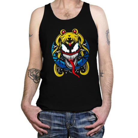 Symbiotic Moon - Tanktop Tanktop RIPT Apparel X-Small / Black