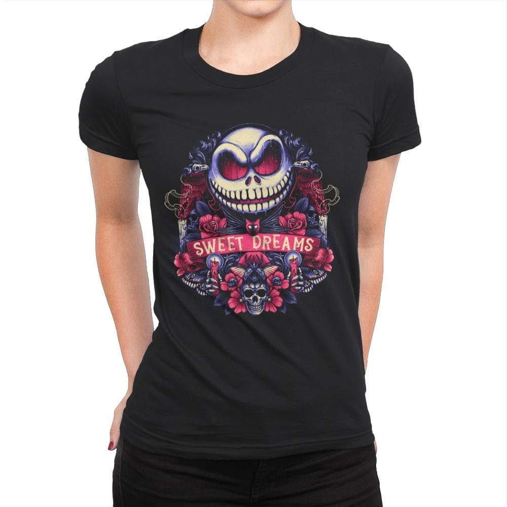Symbol of Nightmares  - Womens Premium T-Shirts RIPT Apparel Small / Black