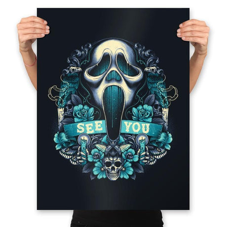 Symbol of the Ghost - Prints Posters RIPT Apparel 18x24 / Black