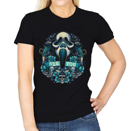 Symbol of the Ghost - Womens T-Shirts RIPT Apparel Small / Black