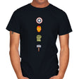 Symbols of Heroes - Mens T-Shirts RIPT Apparel Small / Black