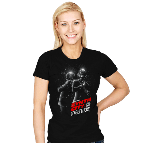 Synth City - Womens T-Shirts RIPT Apparel