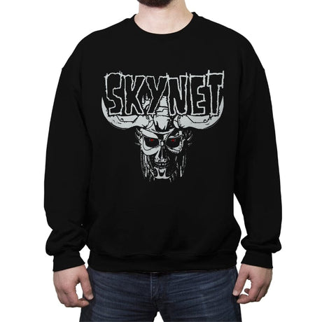 T-666 Terminator - Crew Neck Sweatshirt Crew Neck Sweatshirt RIPT Apparel Small / Black
